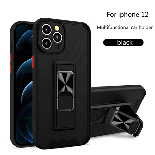 Casing Ponsel Pelindung Warna Ganda Dengan Kickstand