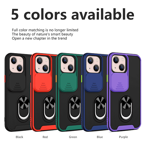 Geser Penutup Kamera Casing Ponsel Dengan Dudukan Cincin